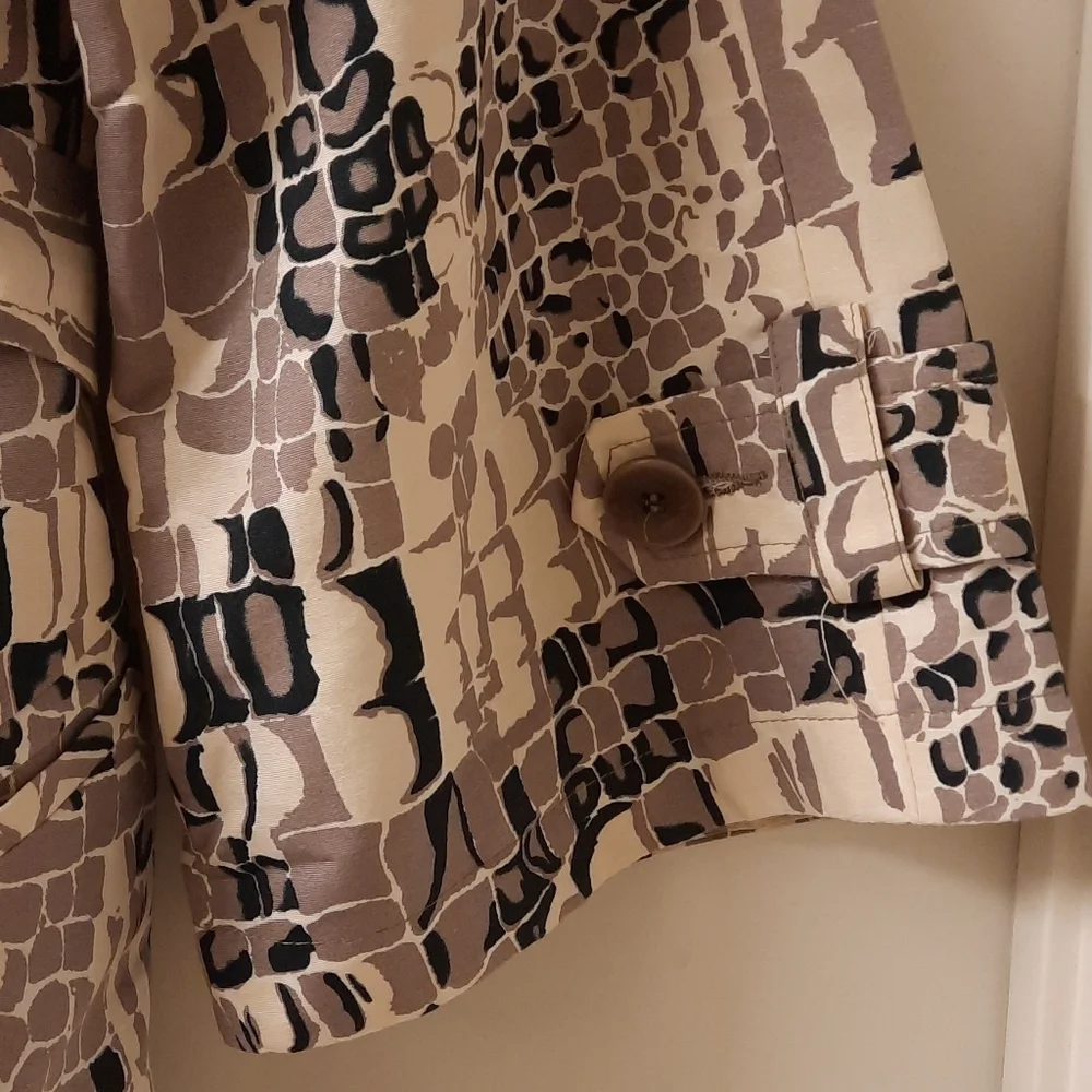 Nanette Lepore 'Racy Croc' Trench Coat